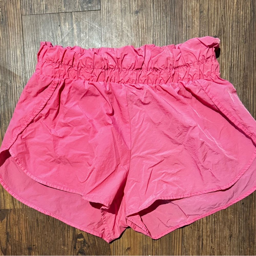 Rue21 High Waist Fuchsia Ruffle Shorts